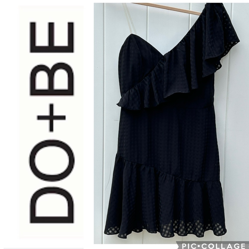 Do + Be | Black one shoulder | Dressy dress